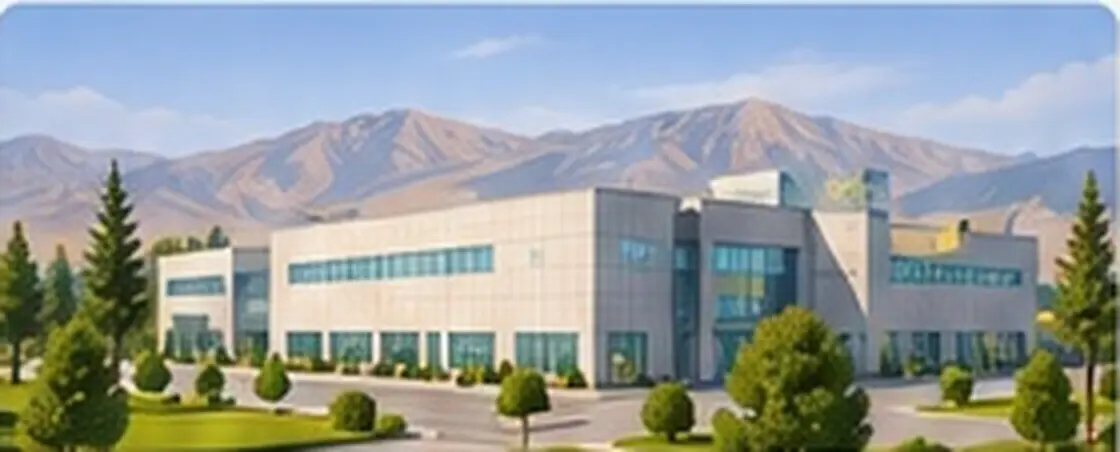 Illustrative rendering of a food-production facility in Isfahan Province
