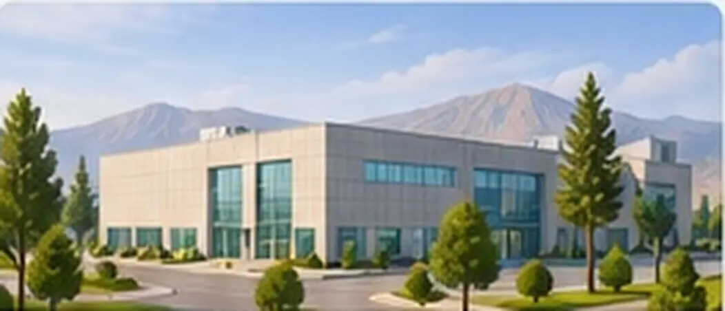 Illustrative rendering of a food-production facility in Tehran Province